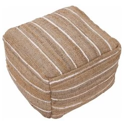 Pouf ALL NATURE In Braun -Zuhause Dekoration Store butlers pouf all nature in braun 4