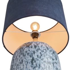 SEASIDE XL Tischleuchte Blau In Blau -Zuhause Dekoration Store butlers seaside xl tischleuchte blau in blau 10