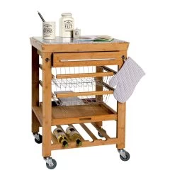 Servierwagen ROLLING STONE In Braun -Zuhause Dekoration Store butlers servierwagen rolling stone in braun 5