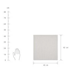 Serviette L 42 X B 42cm LAGOS In Weiß-Beige -Zuhause Dekoration Store butlers serviette l 42 x b 42cm lagos in weiss beige 3