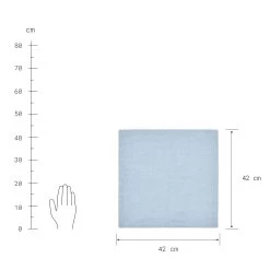 Serviette L 42 X B 42cm RIGA In Hellblau -Zuhause Dekoration Store butlers serviette l 42 x b 42cm riga in hellblau 2