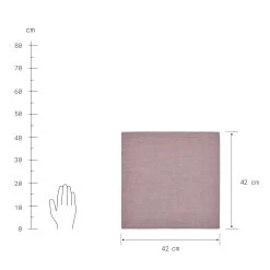 Serviette L 42 X B 42cm RIGA In Pastelllila -Zuhause Dekoration Store butlers serviette l 42 x b 42cm riga in pastelllila 2