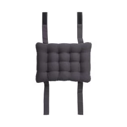 Sitzkissen Mit Klettverschluss L 36 X B 25cm SOLID In Anthrazit -Zuhause Dekoration Store butlers sitzkissen mit klettverschluss l 36 x b 25cm solid in anthrazit 3