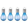 Solar-Glühbirne SUNLIGHT 4er-Set In Blau -Zuhause Dekoration Store butlers solar gluhbirne sunlight 4er set in blau