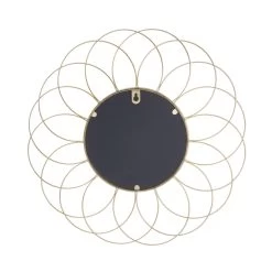 Spiegel Blume Ø42cm FIORE In Gold -Zuhause Dekoration Store butlers spiegel blume o42cm fiore in gold 2