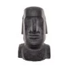 Statue Höhe 46cm MOAI In Grau -Zuhause Dekoration Store butlers statue hohe 46cm moai in grau