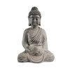 Statue Mit Kerzenteller Höhe 46cm BUDDHA In Grau -Zuhause Dekoration Store butlers statue mit kerzenteller hohe 46cm buddha in grau