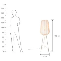 Stehleuchte AMAL In Beige -Zuhause Dekoration Store butlers stehleuchte amal in beige 16