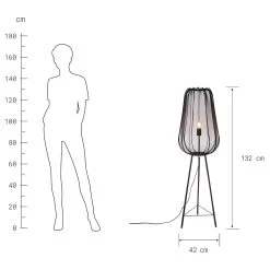 Stehleuchte AMAL In Schwarz -Zuhause Dekoration Store butlers stehleuchte amal in schwarz 12