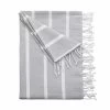 Strandtuch L 200 X B 180cm SURFSIDE In Hellgrau -Zuhause Dekoration Store butlers strandtuch l 200 x b 180cm surfside in hellgrau