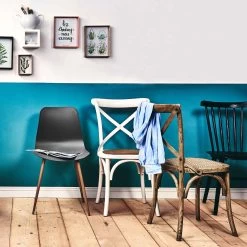 Stuhl 2er-Set Weiß CROSS COUNTRY In Weiß -Zuhause Dekoration Store butlers stuhl 2er set weiss cross country in weiss 6