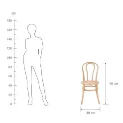 Stuhl 4er-Set WIENER MELANGE In Natur -Zuhause Dekoration Store butlers stuhl 4er set wiener melange in natur 3