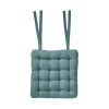 Stuhlkissen Mit Bändchen L 35 X B 37cm SOLID In Türkis -Zuhause Dekoration Store butlers stuhlkissen mit bandchen l 35 x b 37cm solid in turkis