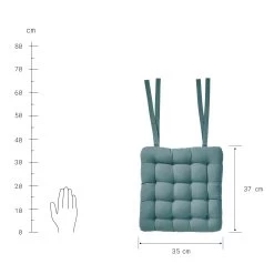 Stuhlkissen Mit Bändchen L 35 X B 37cm SOLID In Türkis 9 Stuhlkissen Mit Bändchen L 35 X B 37cm SOLID In Türkis -Zuhause Dekoration Store butlers stuhlkissen mit bandchen l 35 x b 37cm solid in turkis 3