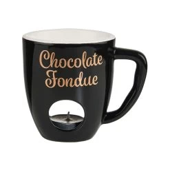 Tasse Mit 2 Gabeln CHOCOLATE FONDUE In Schwarz -Zuhause Dekoration Store butlers tasse mit 2 gabeln chocolate fondue in schwarz 3
