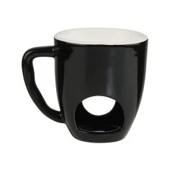 Tasse Mit 2 Gabeln CHOCOLATE FONDUE In Schwarz -Zuhause Dekoration Store butlers tasse mit 2 gabeln chocolate fondue in schwarz 4