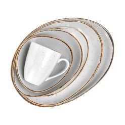 Teller-Set 8-tlg. FINCA In Grau -Zuhause Dekoration Store butlers teller set 8 tlg finca in grau 6