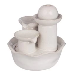 Tischbrunnen BALANCE Modern In Beige