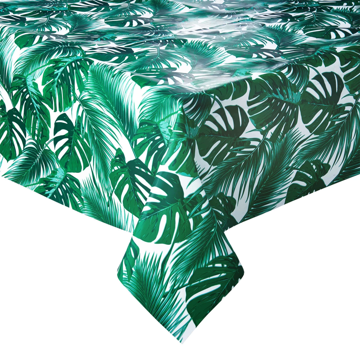 Tischdecke Monstera 110x110 Cm WATERPROOF In Dunkelgrün 3 Tischdecke Monstera 110x110 Cm WATERPROOF In Dunkelgrün