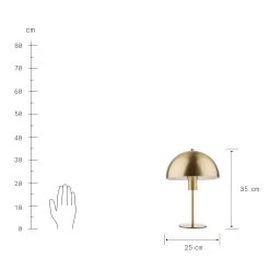 Tischlampe TOPEE In Gold -Zuhause Dekoration Store butlers tischlampe topee in gold 11