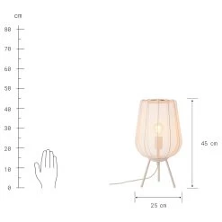 Tischleuchte AMAL In Beige -Zuhause Dekoration Store butlers tischleuchte amal in beige 17