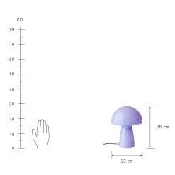 Tischleuchte FUNGI TOWN In Blau 17 Tischleuchte FUNGI TOWN In Blau -Zuhause Dekoration Store butlers tischleuchte fungi town in blau 7