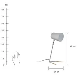 Tischleuchte LUXA In Grau -Zuhause Dekoration Store butlers tischleuchte luxa in grau 7