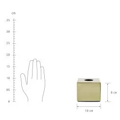 Tischleuchte Quadratisch 10x10cm STILO In Gold -Zuhause Dekoration Store butlers tischleuchte quadratisch 10x10cm stilo in gold 2