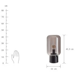 Tischleuchte RUNA In Schwarz -Zuhause Dekoration Store butlers tischleuchte runa in schwarz 9