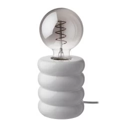 Tischleuchte STILO In Weiß -Zuhause Dekoration Store butlers tischleuchte stilo in weiss 2