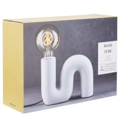 Tischleuchte TUBE In Weiß -Zuhause Dekoration Store butlers tischleuchte tube in weiss 8