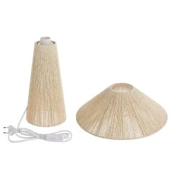 Tischleuchte WEAVER In Beige -Zuhause Dekoration Store butlers tischleuchte weaver in beige 15