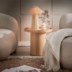 Tischleuchte WEAVER In Beige -Zuhause Dekoration Store butlers tischleuchte weaver in beige 2