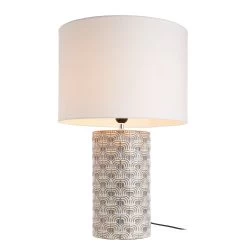 Tischleuchte YUKI In Blau-Weiß