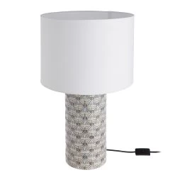 Tischleuchte YUKI In Blau-Weiß -Zuhause Dekoration Store butlers tischleuchte yuki in blau weiss 3