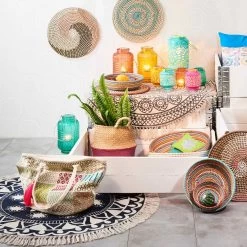 Tischset Ø 37 Cm RONDA In Bunt -Zuhause Dekoration Store butlers tischset o 37 cm ronda in bunt 2