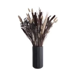 Vase Höhe 23cm LIV In Schwarz -Zuhause Dekoration Store butlers vase hohe 23cm liv in schwarz 2