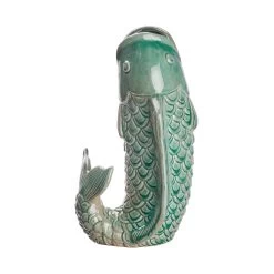 Vase Höhe 26cm KOI In Salbei -Zuhause Dekoration Store butlers vase hohe 26cm koi in salbei 4