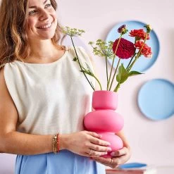 Vase PINK In Pink -Zuhause Dekoration Store butlers vase pink in pink 3