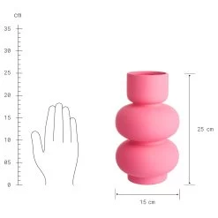 Vase PINK In Pink -Zuhause Dekoration Store butlers vase pink in pink 6