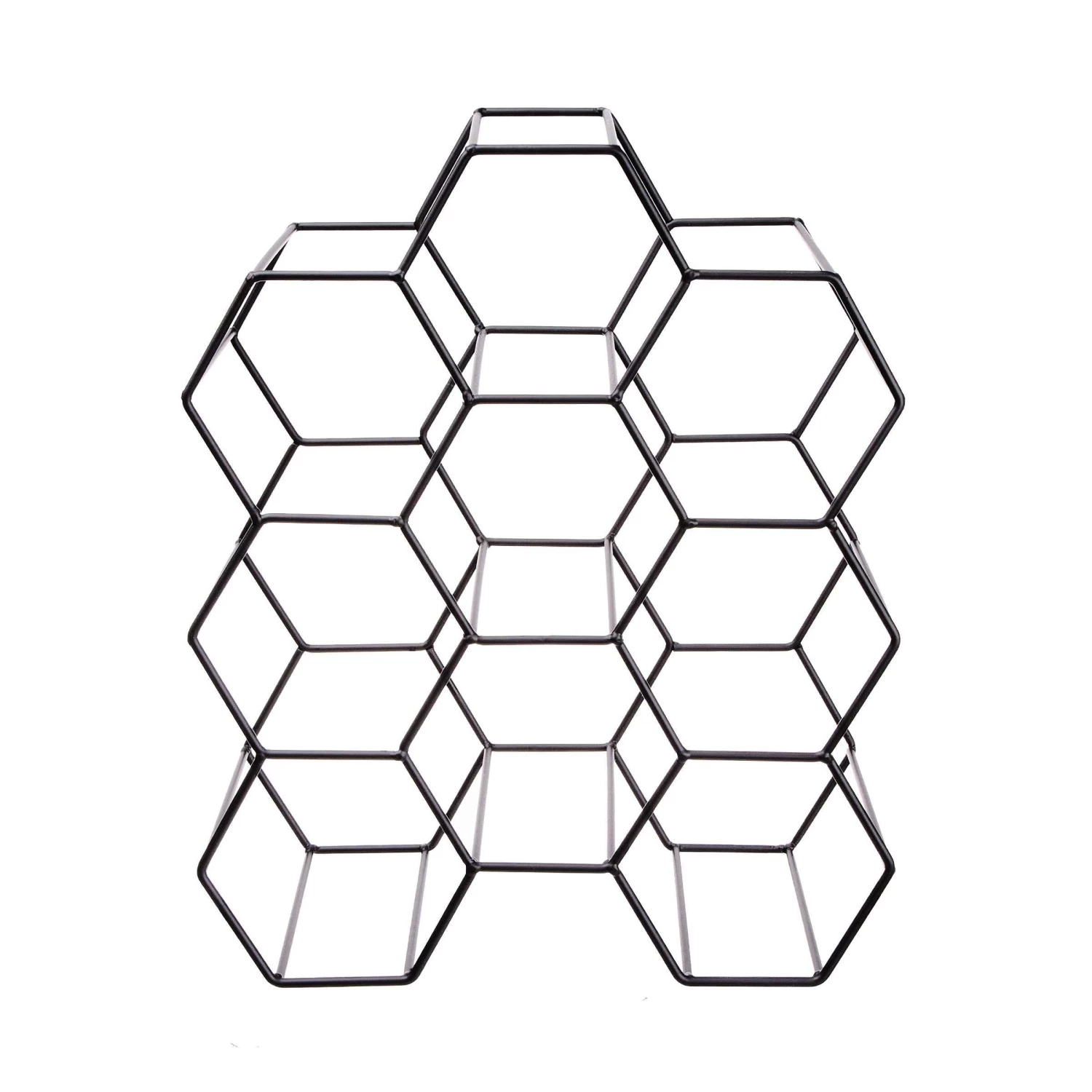 Weinregal Für 9 Flaschen L 36 X H 30cm CUBICLE In Schwarz 7 Weinregal Für 9 Flaschen L 36 X H 30cm CUBICLE In Schwarz – Bild 5