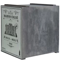 Weinregal VINOTHEK In Hellgrau -Zuhause Dekoration Store butlers weinregal vinothek in hellgrau 6