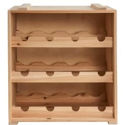 Weinregal VINOTHEK In Natur -Zuhause Dekoration Store butlers weinregal vinothek in natur 4