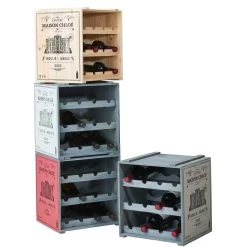 Weinregal VINOTHEK In Taupe -Zuhause Dekoration Store butlers weinregal vinothek in taupe 7